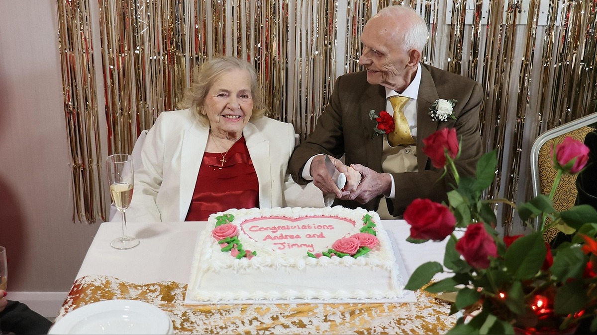 92-Year-Old Groom Jimmy Cooper Marries 85-Year-Old Andrea Cullen in Surprise Care Home Wedding in Shepperton, Surrey, Sparking Debate Over “Too Old for Honeymoon” Remarks