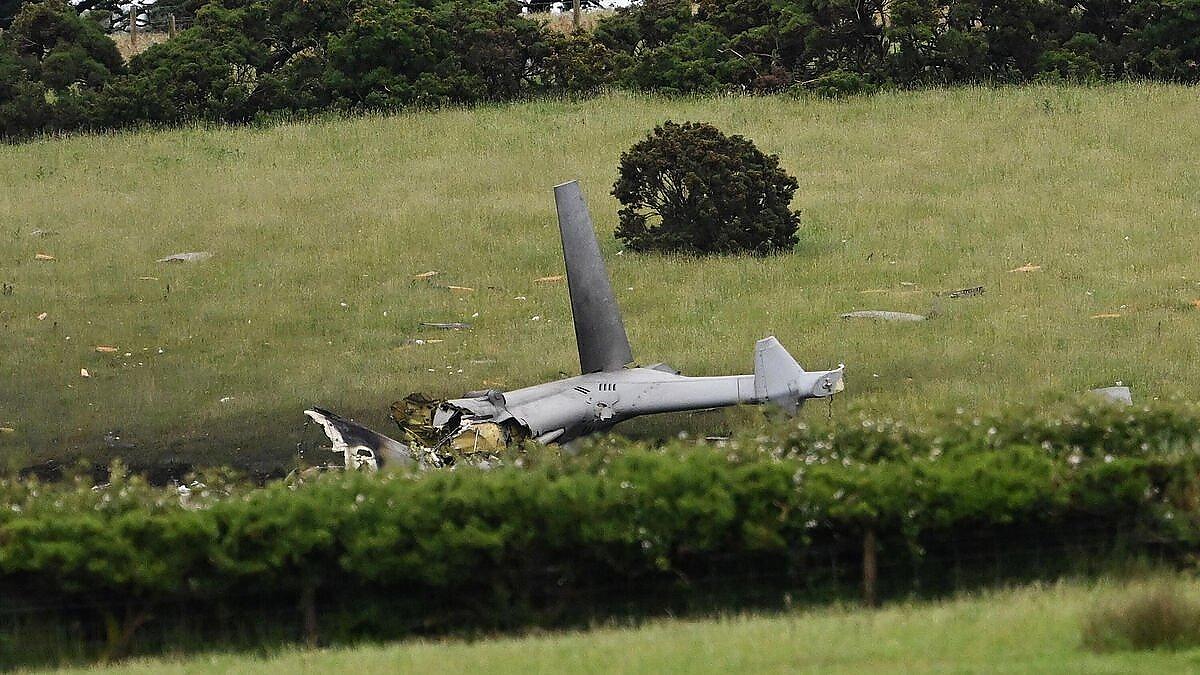 Royal Navy Merlin Helicopter Crashes Into Devon Field As Three Crew Members Die During Stormy Military Training Mission Near Okehampton