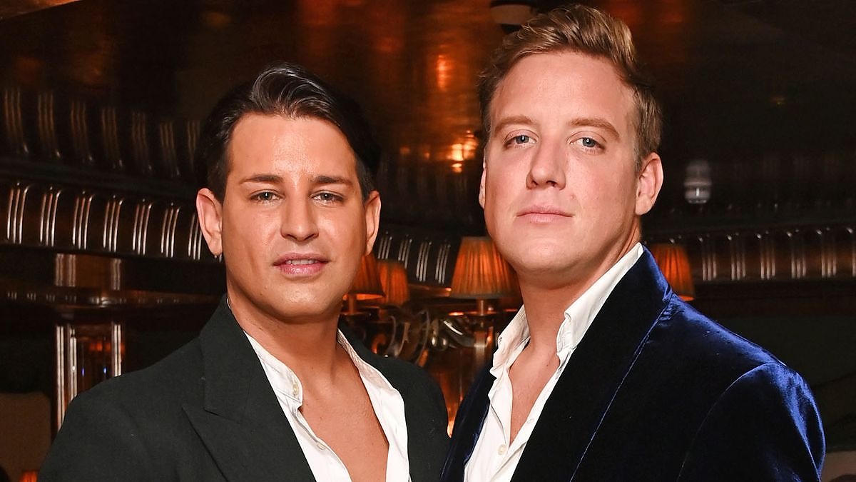 Ollie Locke and husband Gareth Locke FLEE (verb) their luxury lifestyle AFTER BEING EVICTED OVER £45,000 RENT ARREARS (action) from Chelsea, London (location) sparking public outrage and shock
